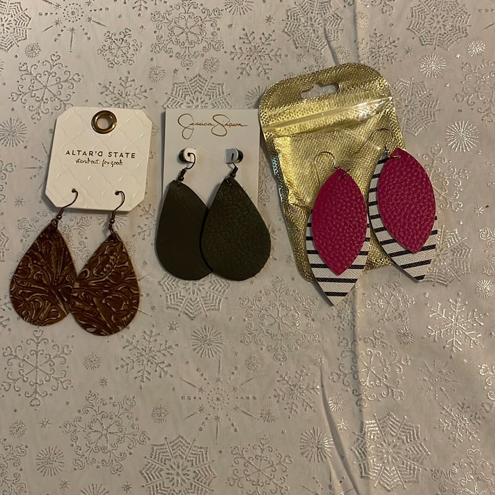 NWT earring trio